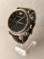 ✅ Montre Homme Emporio Armani plaqué Or - État Neuf 