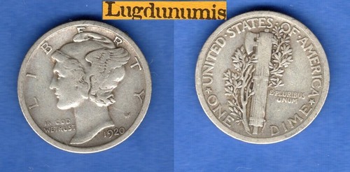 Etats unis dime 1920 mercury - dime,