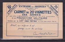 FM / CARNET COMPLET N° 10A NEUF** COTE 160€ / 2 SCANS 