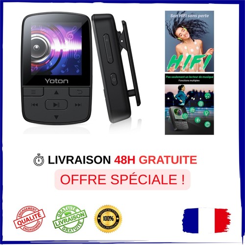 Yoton lecteur mp3 bluetooth - lecteur,