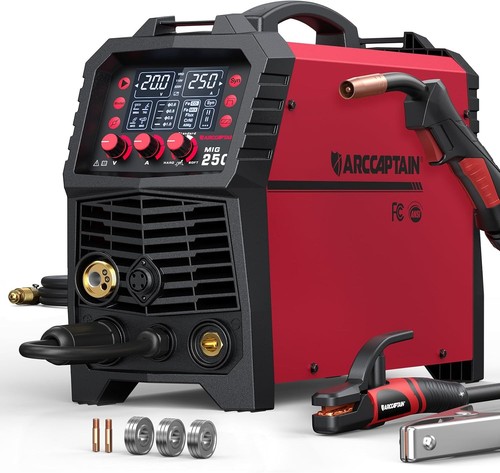 Arccaptain 250a mig welder - 250a, gas