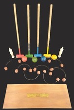 Ancien jeu de croquet de salon