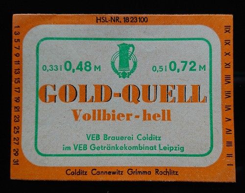 Ancien bieretikett label - bieretikett, or