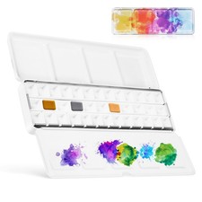 Palette d'aquarelle, boîte de