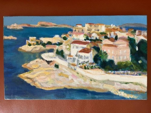 Marseille peinture huile - à, l'huile-