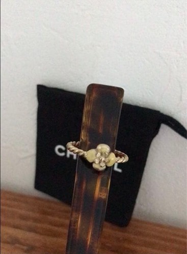 Authentique bague chanel fleur - authentique,
