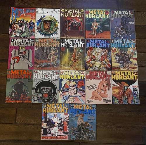 Lot métal hurlant au 20 - hurlant,