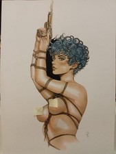 ORIGINAL DRAWING DESSIN NU