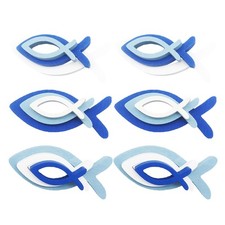  18 Pcs Ornements De Poisson