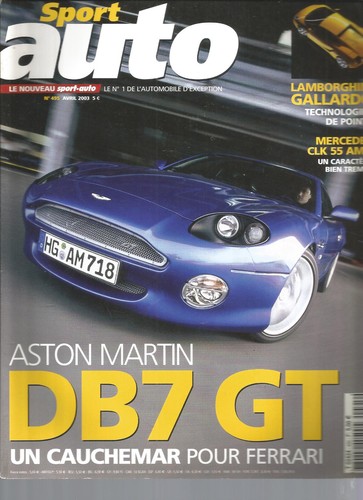 Sport auto 495 aston db7 - db7, gt