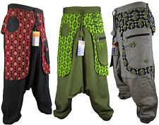 Hippie Boho Sarouel ALADDIN Pantalon Sac en Plastique Ali Baba Rétro Vintage