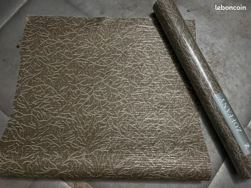 Rouleaux tapisserie chocolat - 2,