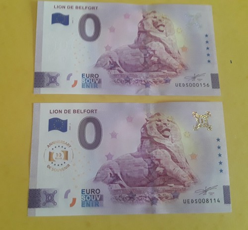 Billet zero euro souvenir - zero,