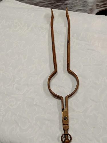 Ancienne pince porte - -lampe, /