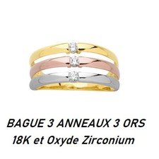 Dolly-Bijoux BAGUE 3 ANNEAUX 3