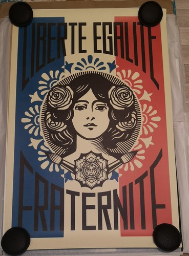 Affiche obey marianne liberté - obey,