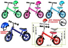 Vélo Sans Pédales Pour Enfants Équilibre Avec Frein Et Casque