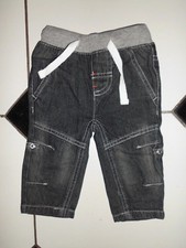 PANTALON ENFANT GARCON STYLE JEANS MARQUE ZEEMAN T.68 CM 6/9 MOIS 100% COTON
