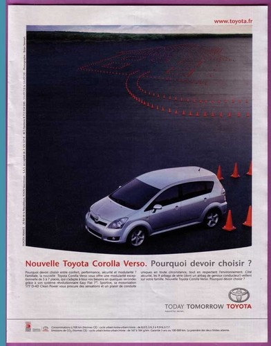 Publicité papier voiture - papier-,