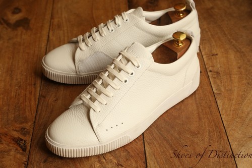 Baskets cuir blanc - baskets,