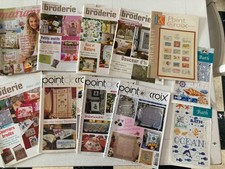 Lot de magazines de point de