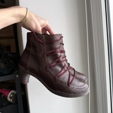Camper Peu Boots Dark Red