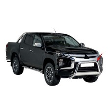 Pare-buffle Avant pour Mitsubishi L200 2019-2025 63 mm en Acier Gris