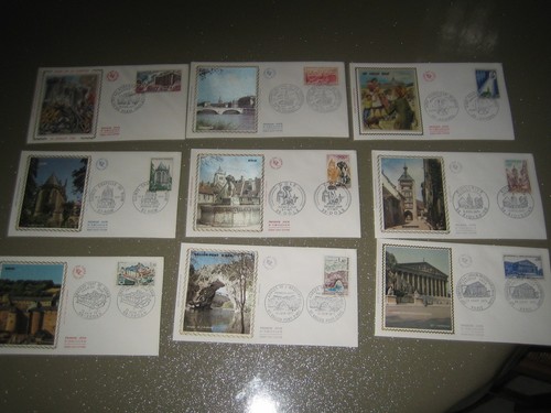 Lot enveloppes 1er - 1er, sur