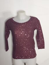 VERO MODA pull En Maille A Paillettes taille XS