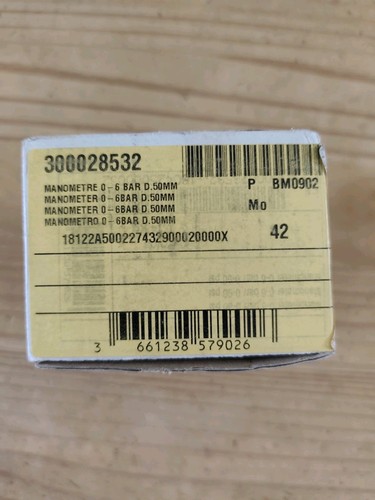 Manomètre bars chappee de - manomètre,