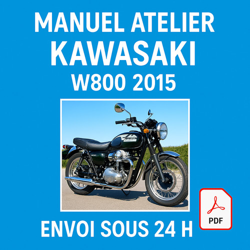 Manuel atelier kawasaki w800 - manuel,