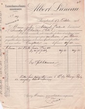 36 ISSOUDUN farinier LUNEAU 1916 farine grains