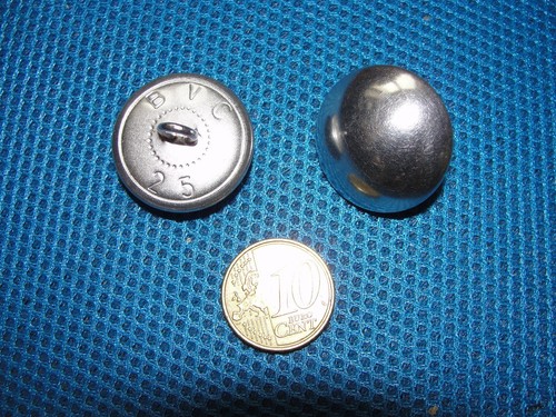 Bouton bvc argenté - bvc,