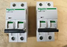 LOT 2 Réf A9F74202 SCHNEIDER ACTI9 IC60N DISJONCTEUR 2P 2A COURBE C NEUF