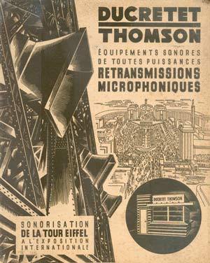 Ducretet thomson brochure - ducretet, thomson/brochure