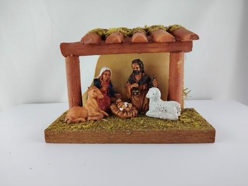 Crèche bois plastique - crèche, et