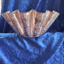 ANCIEN MOULE A BRIOCHE FLAN EN MÉTAL CISELÉ PÂTISSERIE VINTAGE