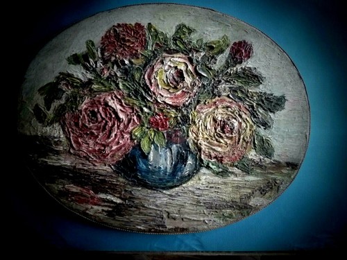 Tableauovale huile - ,