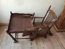 Chaise haute ancienne - ancienne, à