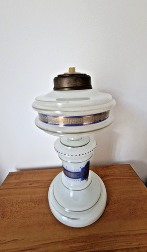 Pied lampe opaline - en,