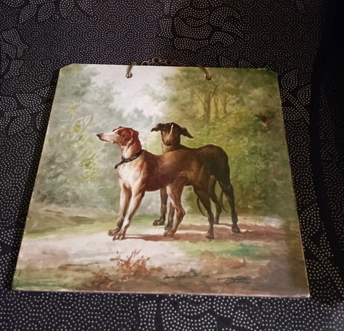 Ancienne peinture sur plaque - peinture,