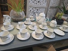 12 Tasses À Thé Café Villeroy & Boch Vieux Luxembourg
