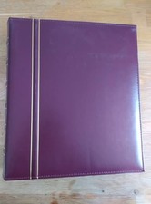 Album Timbre Leuchtturm grand sans étui couleur marron super état - à voir