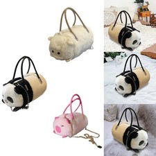 Sac à bandoulière en peluche grande capacité dessin animé Animal femmes sac