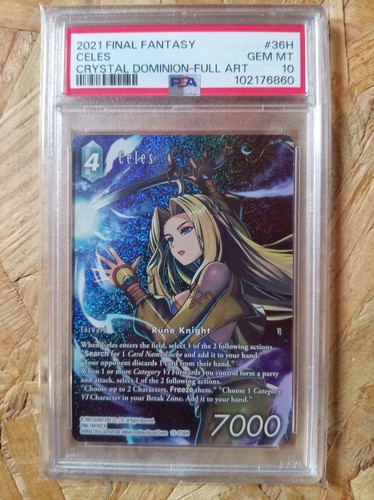 Carte final fantasy tcg psa - carte,