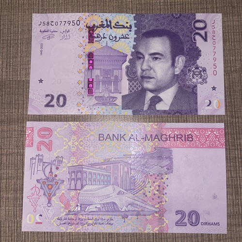 Billets marocain 20 - 2x, de
