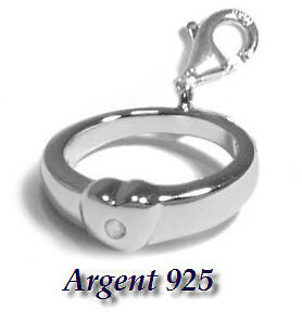 Charms argent 925 zirconium