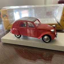 Norev Ancien Citroen 2CV LUXE N 56 Serie D- Rouge