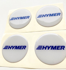Autocollant camping-car HYMER, autocollant de roue HYMER, époxy 60 mm, gel 3D x4