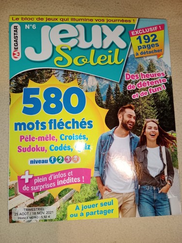 Magazine livre bloc jeux - livre,